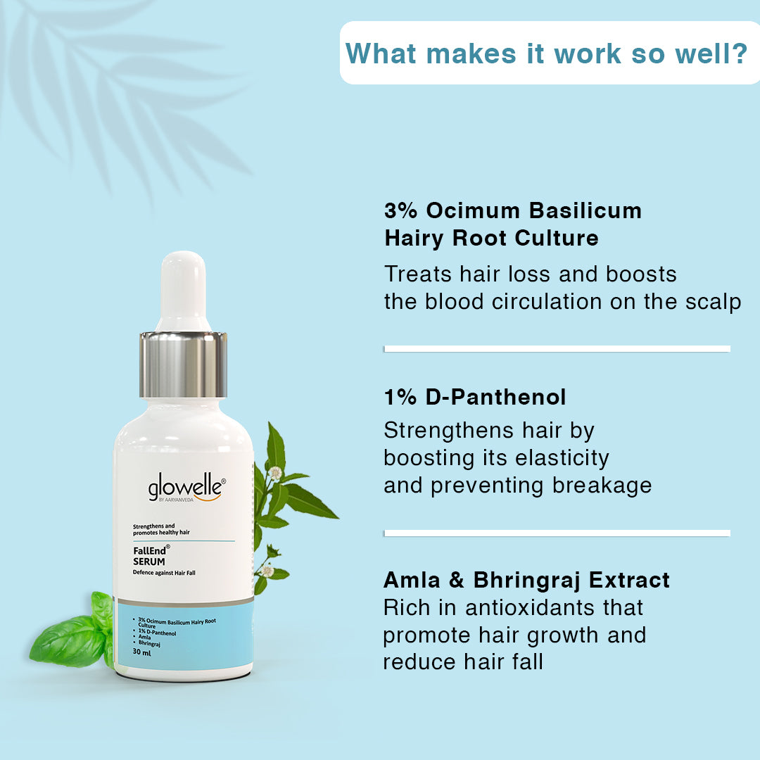 Glowelle FallEnd Hair Serum Defence Against Hair Fall-30 ml