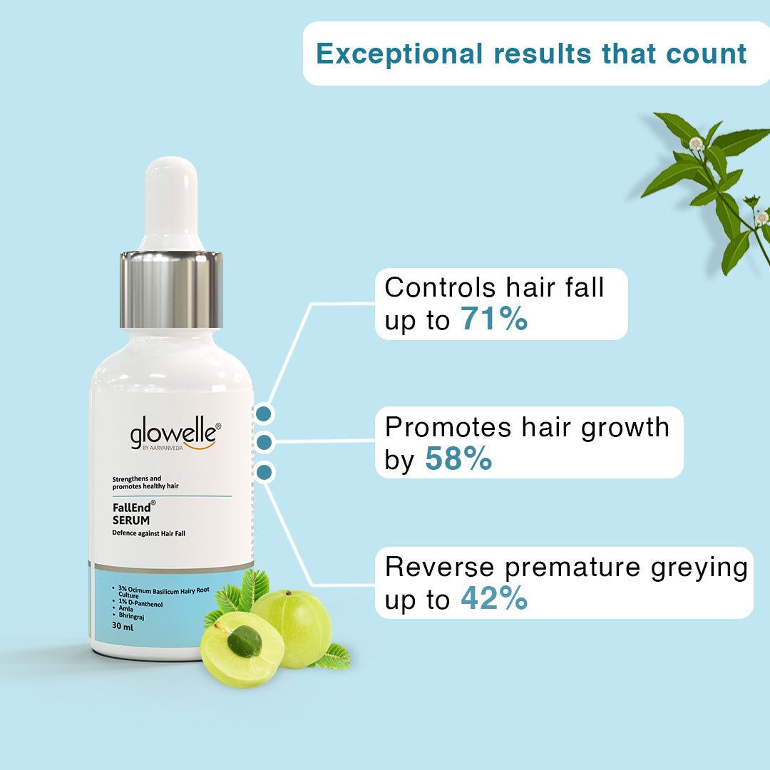 Glowelle FallEnd Hair Serum Defence Against Hair Fall-30 ml