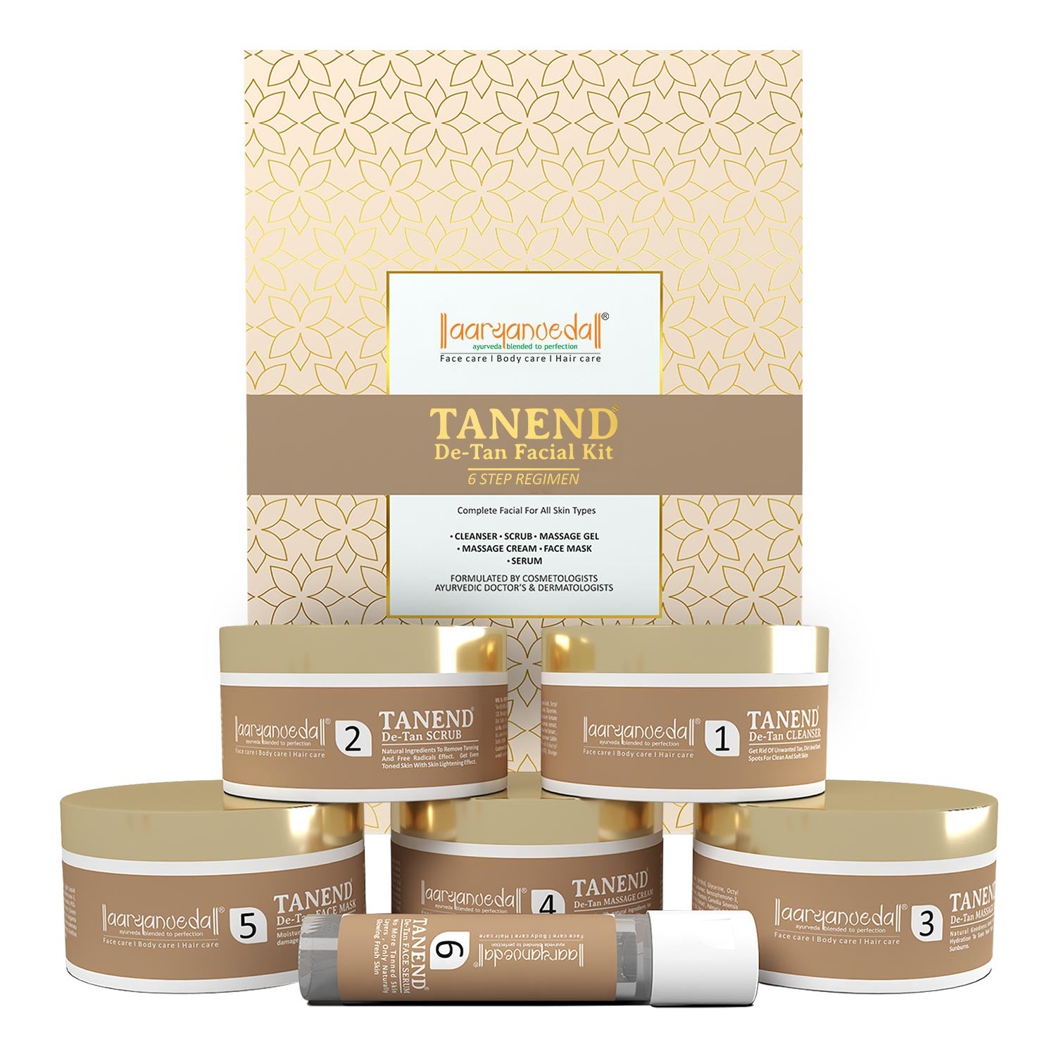AaryanVeda - Tanend De-Tan Facial Kit - 260gm
