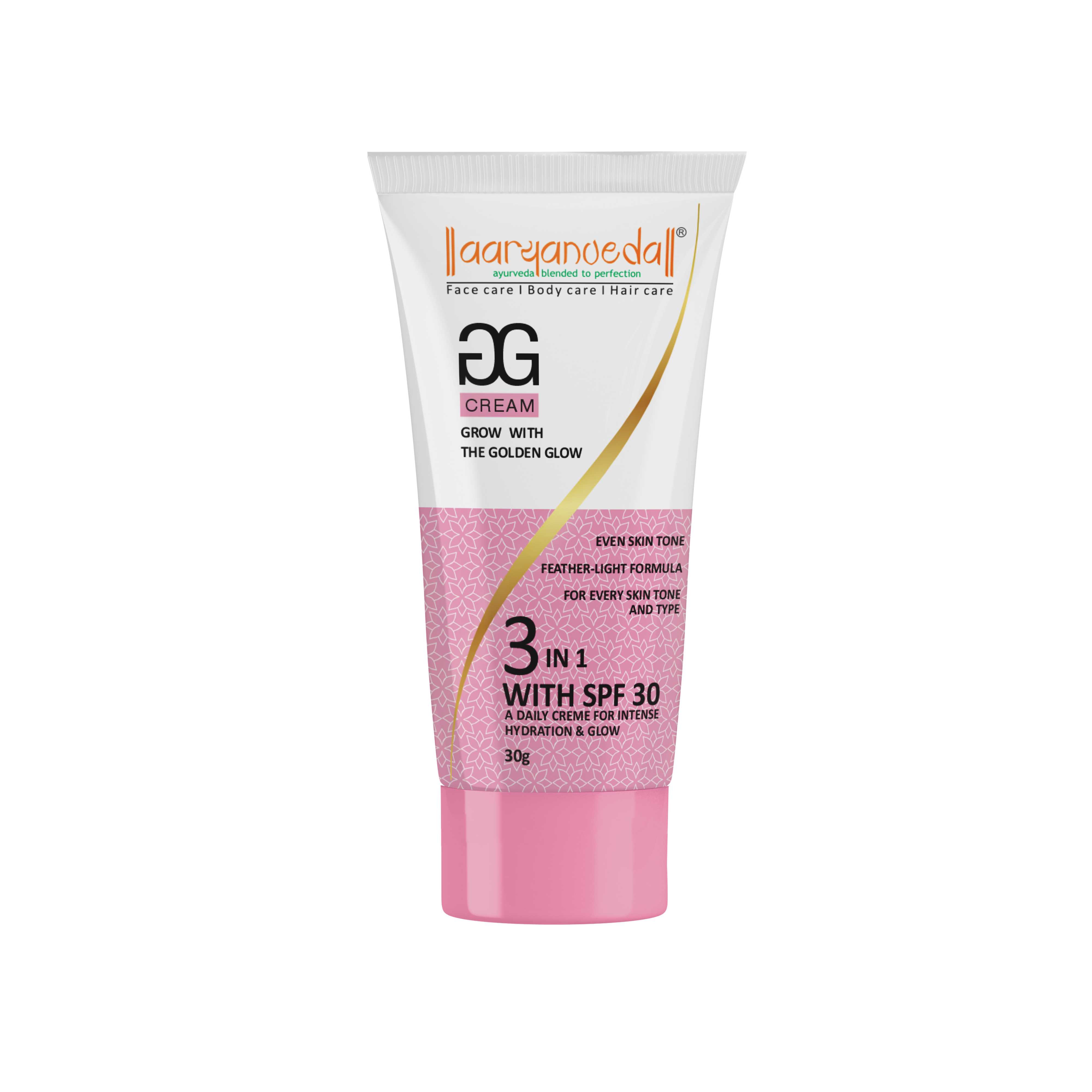 GG Cream The Golden Glow with SPF 30- 30 gm – Aaryanveda