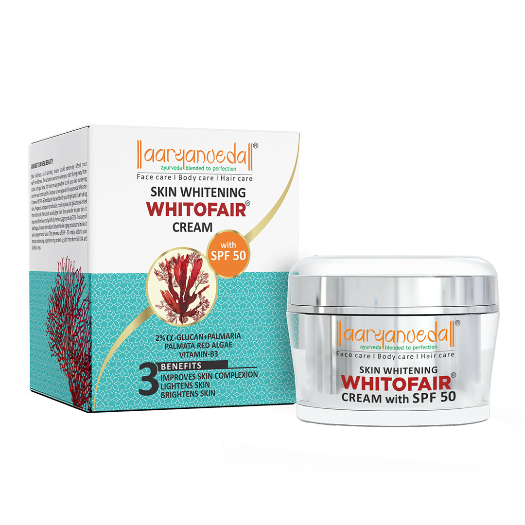 AaryanVeda Cosmeceuticals - Whitofair Cream with SPF 50 - 50ml
